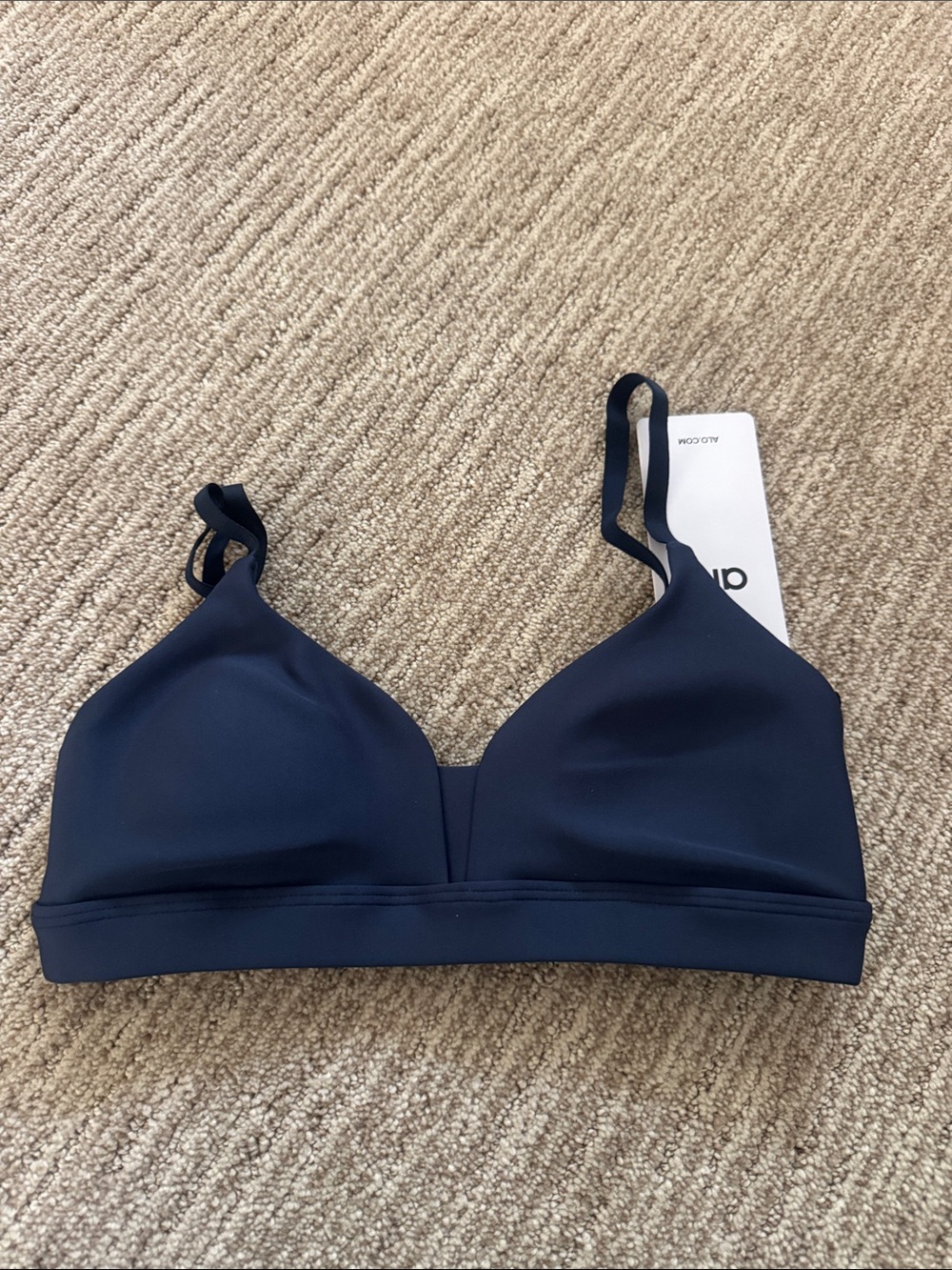 ALO Yoga FINE LINE BRA IN Navy